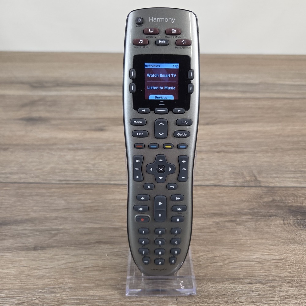 Logitech Harmony 650 Infrared All in One Remote Control Universal Remote Tested